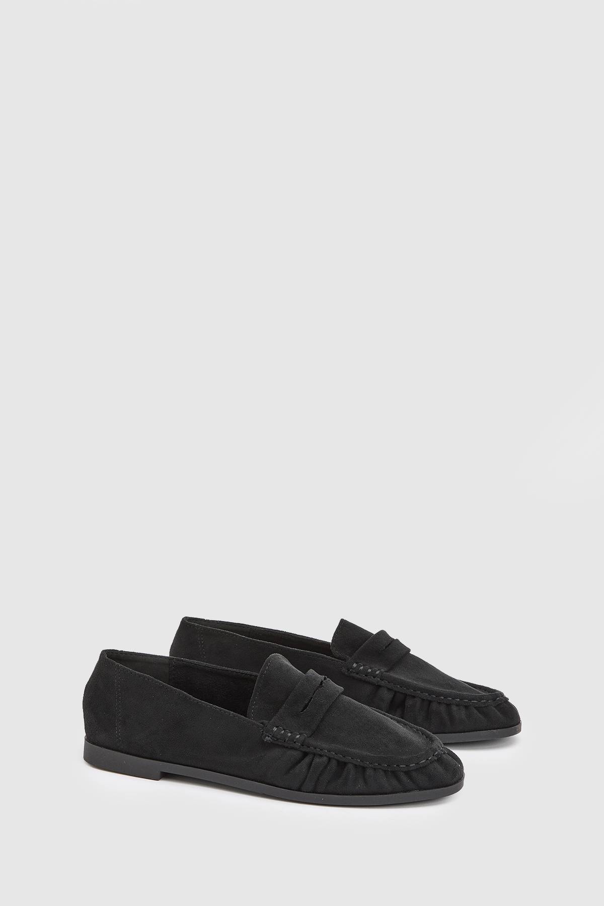 Oasis Mocassins Olivia En Synthétique Avec Détail Froncé
