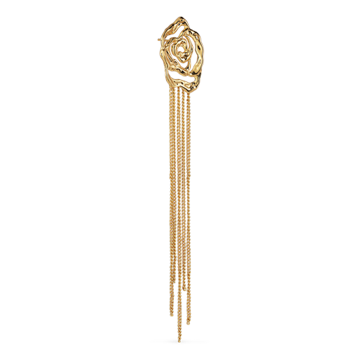 Jane Kønig Rose Chain Ørering, Left-Goldplated