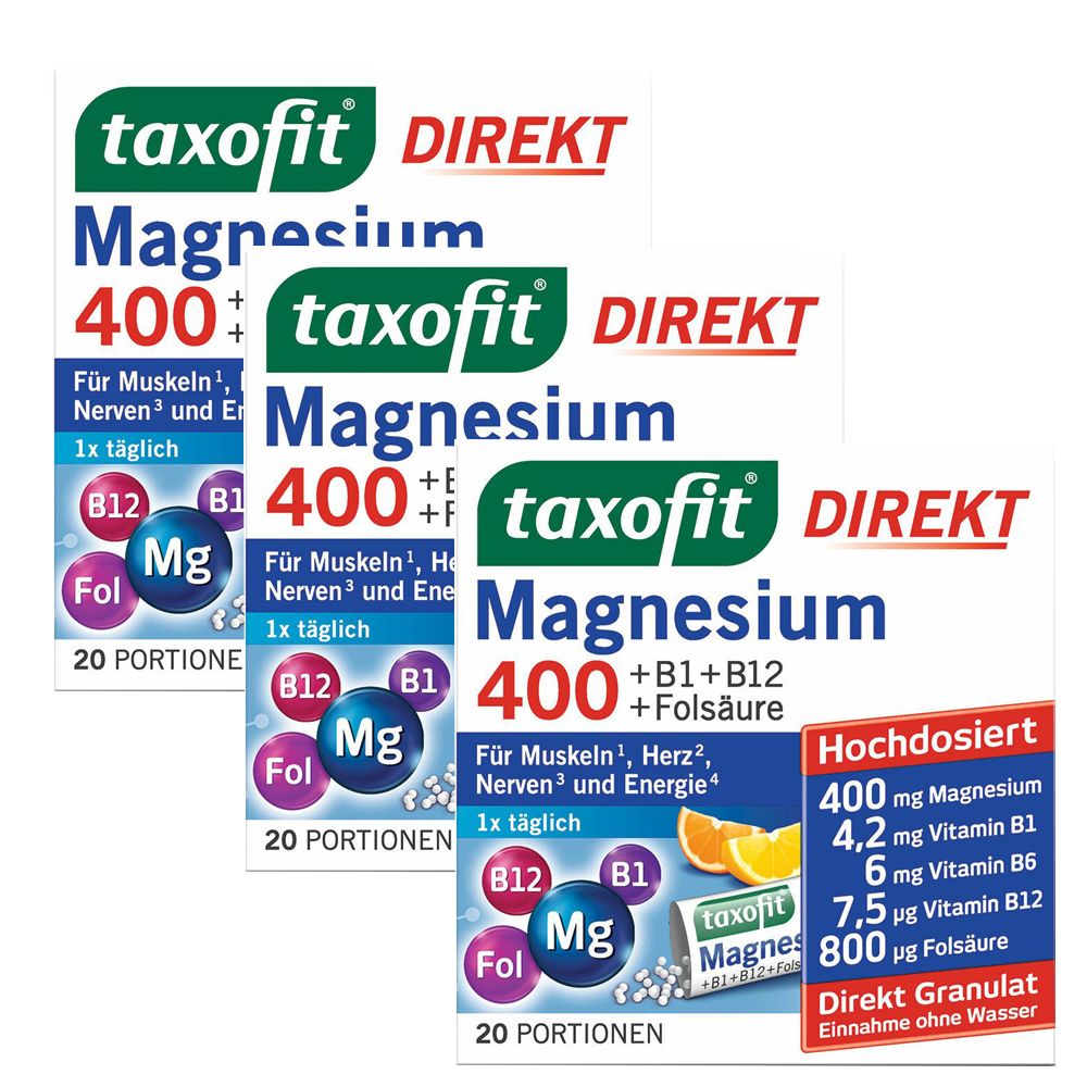 taxofit® Magnesium 400 Direkt-Granulat