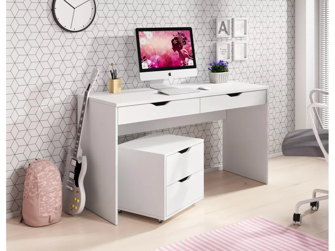 Bureau MATI 139x51x76 Blanc