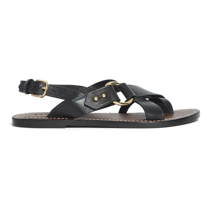 Soeur Sandales Florence Cuir | Noir
