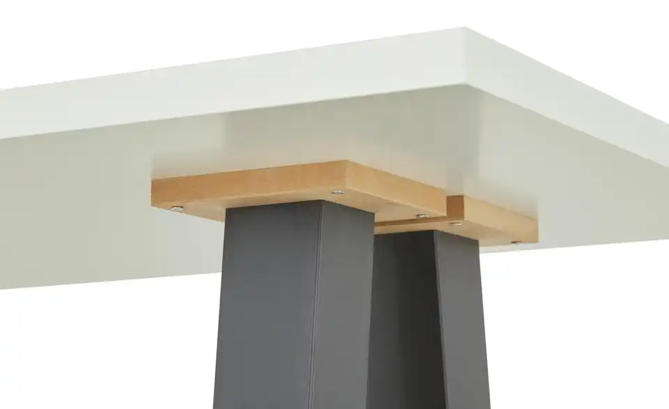 Bartisch Hereford Weiß, matt 120 cm