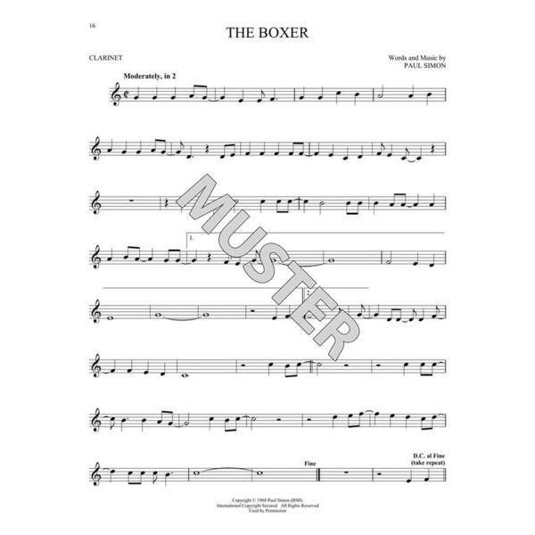 Hal Leonard 101 Beautiful Songs Clarinet