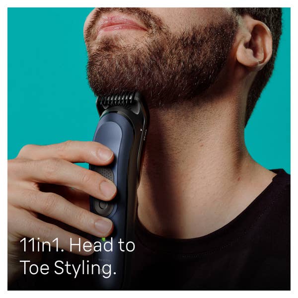 Braun All-In-One Style Kit Series 7 MGK7410, 10-in-1 Kit For Beard, Hair, Manscaping