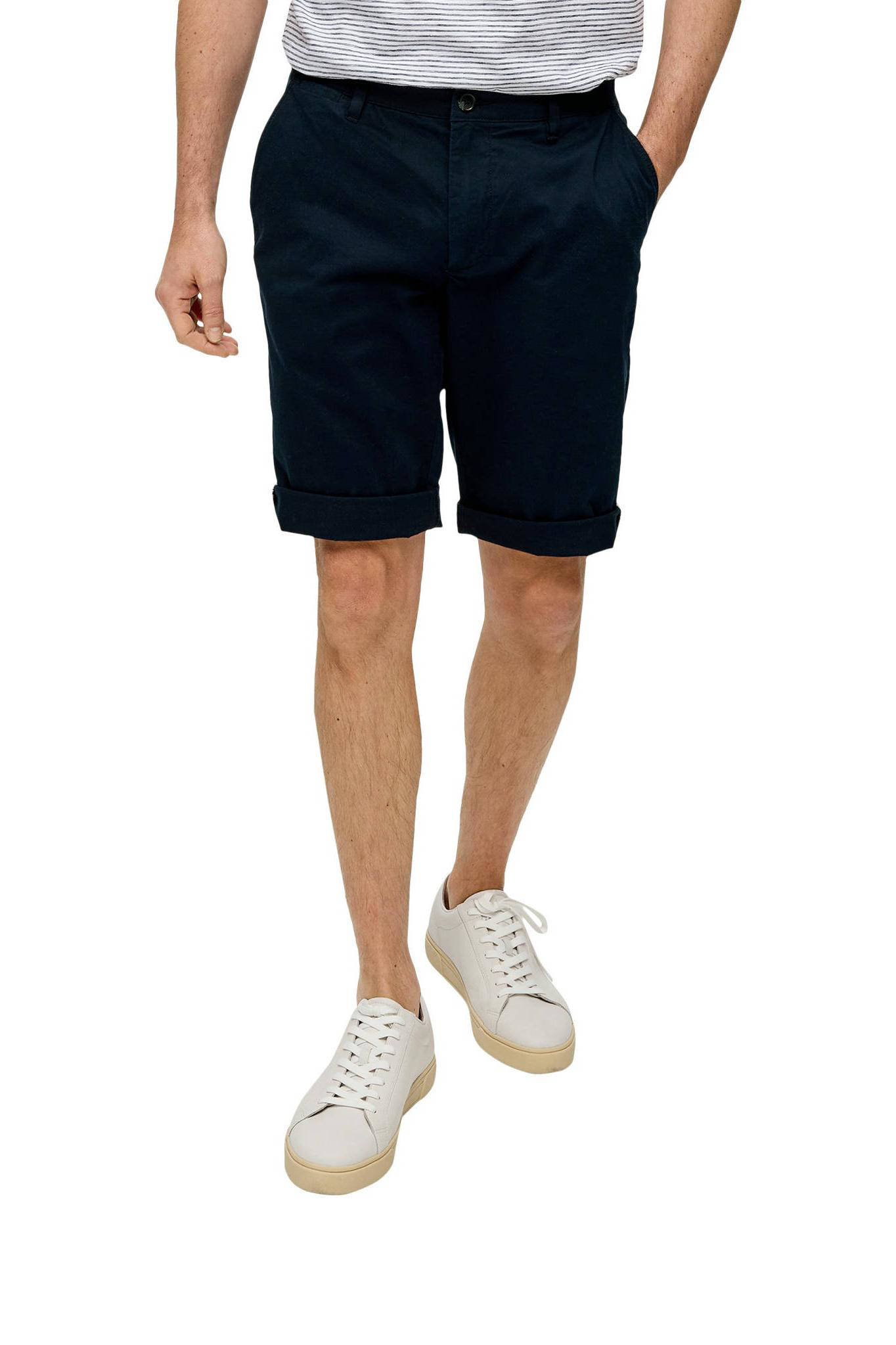s.Oliver regular fit short donkerblauw
