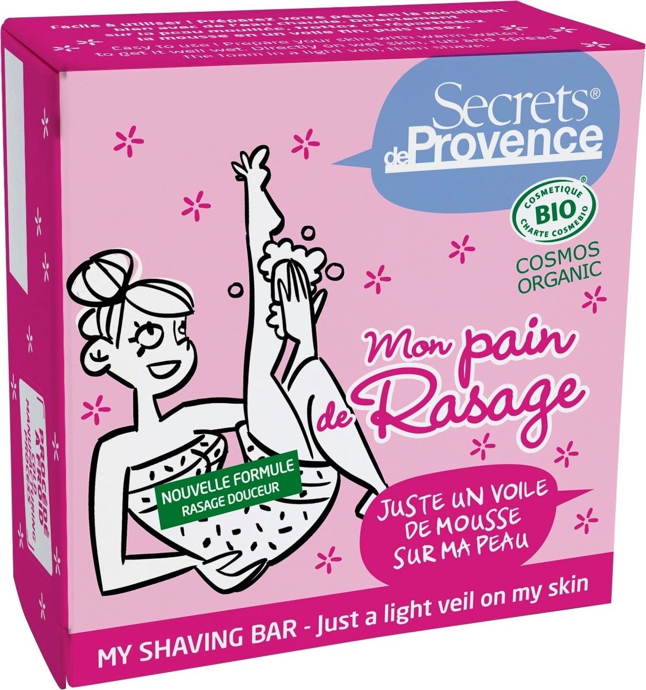 Secrets de Provence  Rasierblock für Damen, 90 g