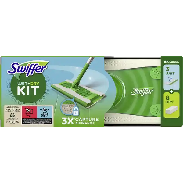 Wet & Dry Kit Staubwischer Starterset