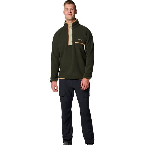 Sweat polaire COLUMBIA HELVETIA II HALF SNAP FLEECE GREENSCAPE