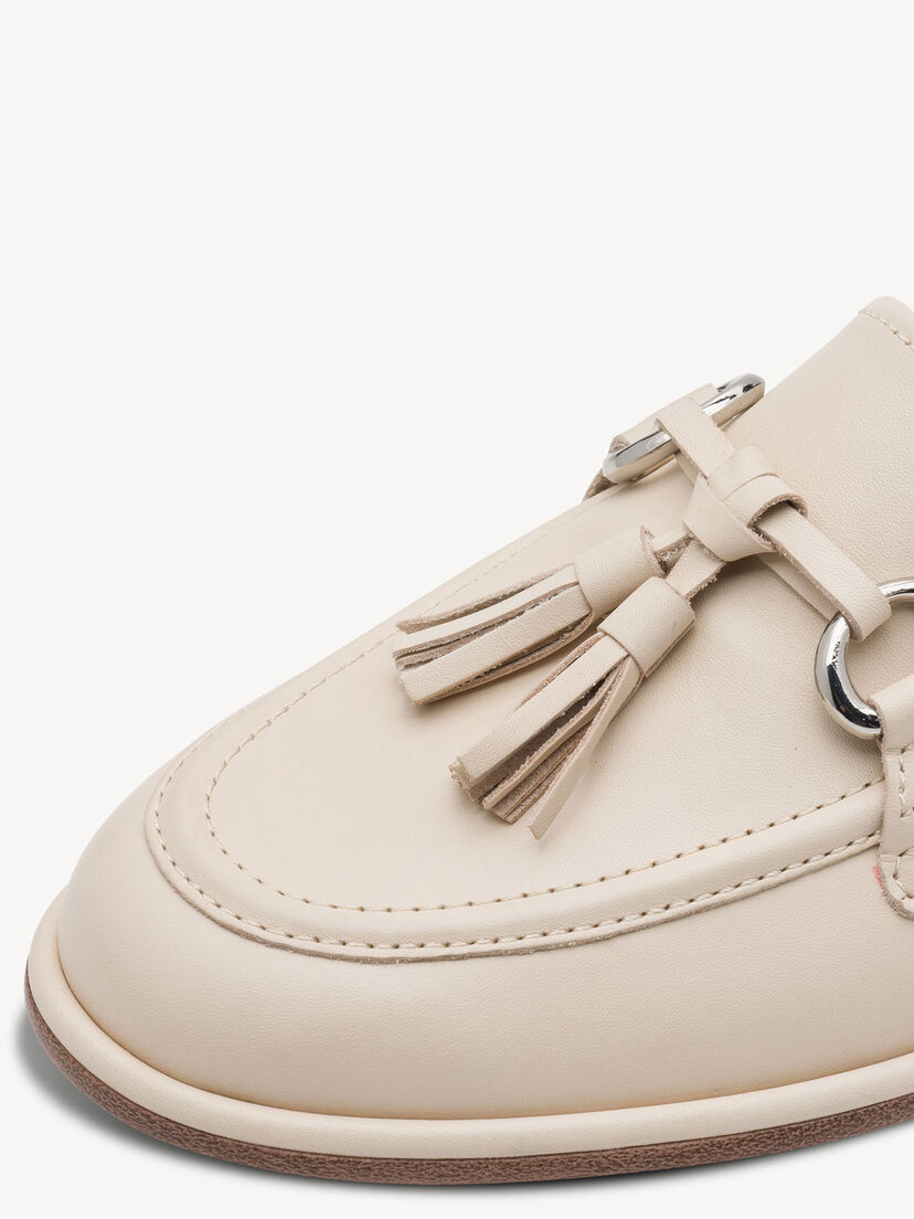 Leren Instappers - beige