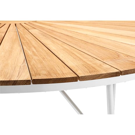 Kerteminde Ø170 teak havemøbelsæt med 8 stole - Teak/antracit