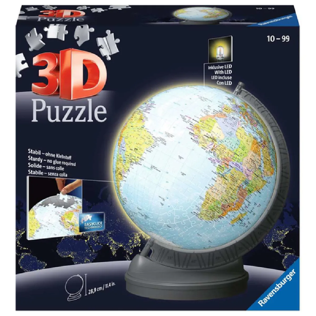 Ravensburger Puzzle 3D Globe Illuminé