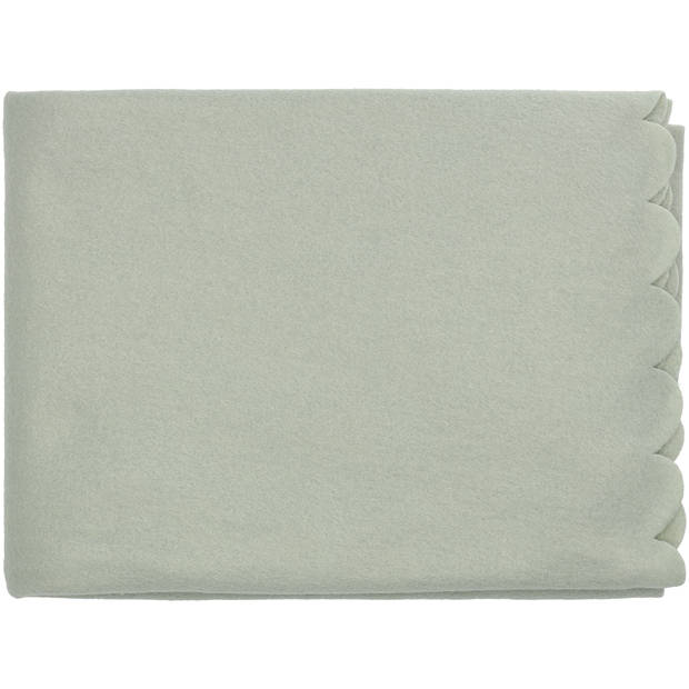 Blokker plaid Sil 120x160cm - soft green