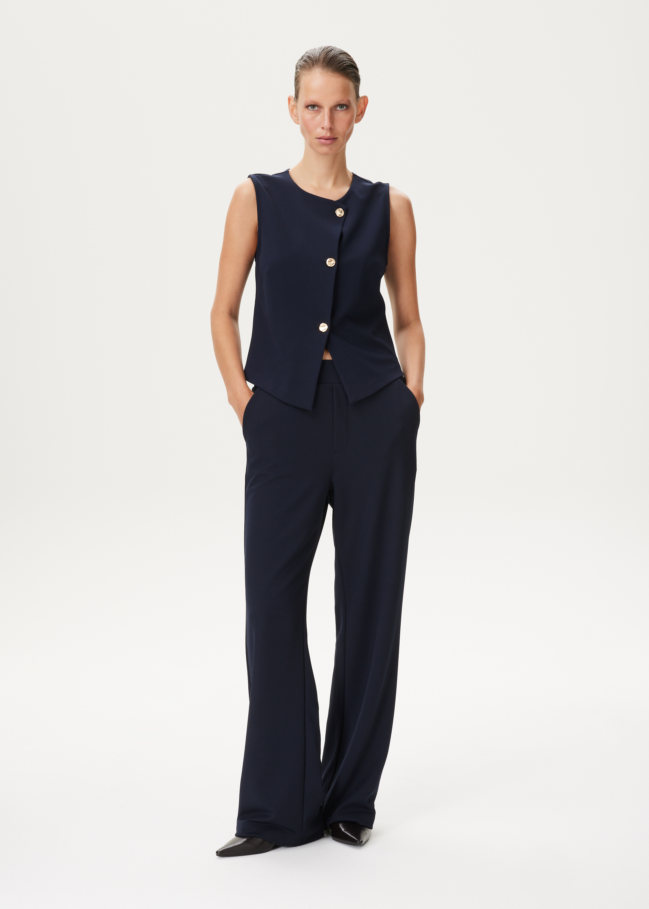 Scuba broek met wijde pijpen