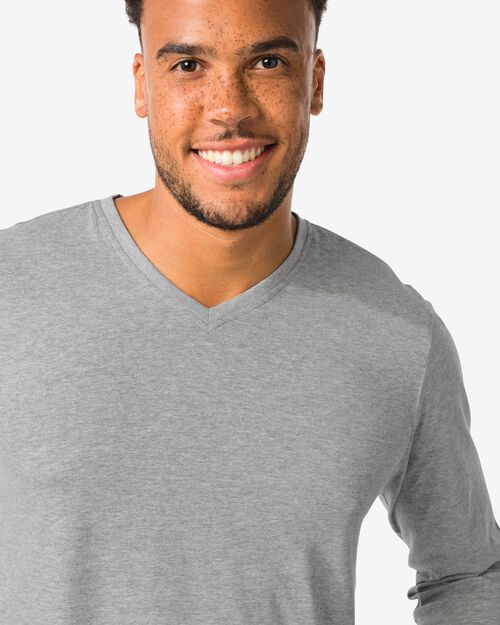 pyjama en coton pour homme  gris foncé
