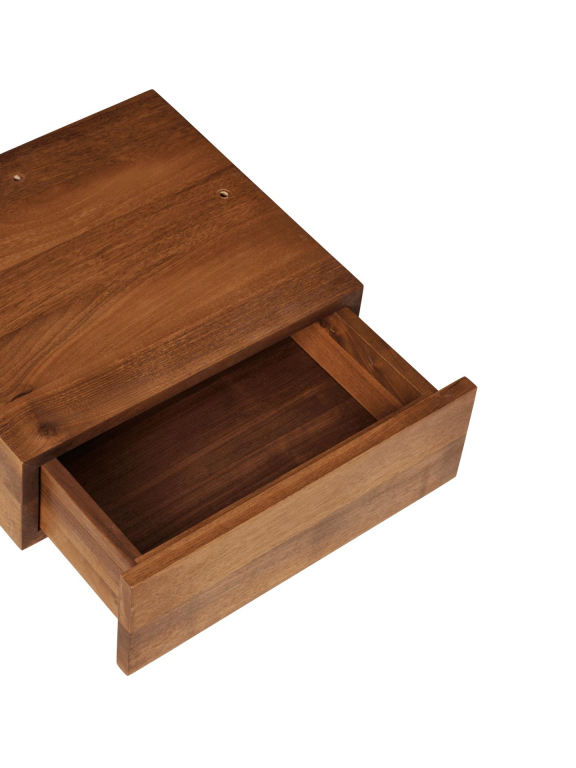 Ferm Living Feve tafel met lade Walnut