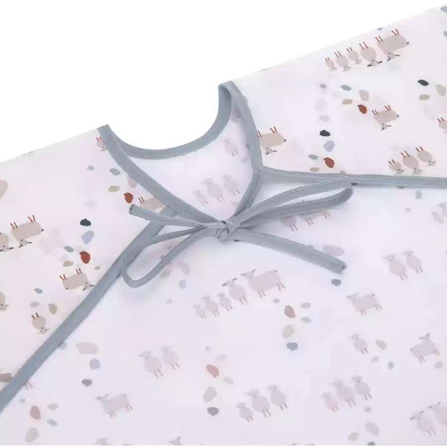 Lässig Ärmellätzchen mit Auffangschutz 2er Pack Tiny Farmer Schaf