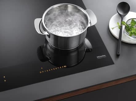 Miele Kogeplade KM 7414 FX (Sort)