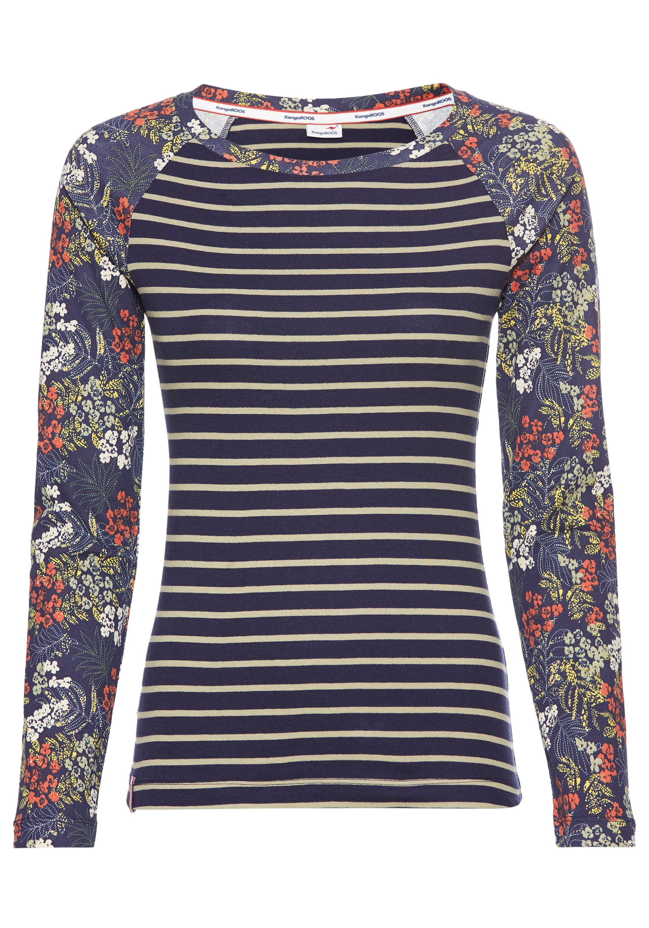 KangaROOS Langarmshirt , Muster Mix