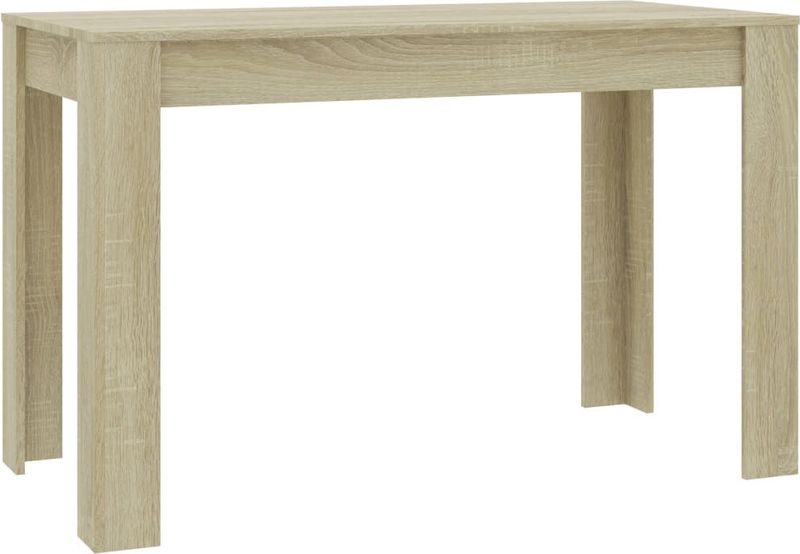 vidaXL - Eettafel - Sonoma Eiken - Bewerkte Hout