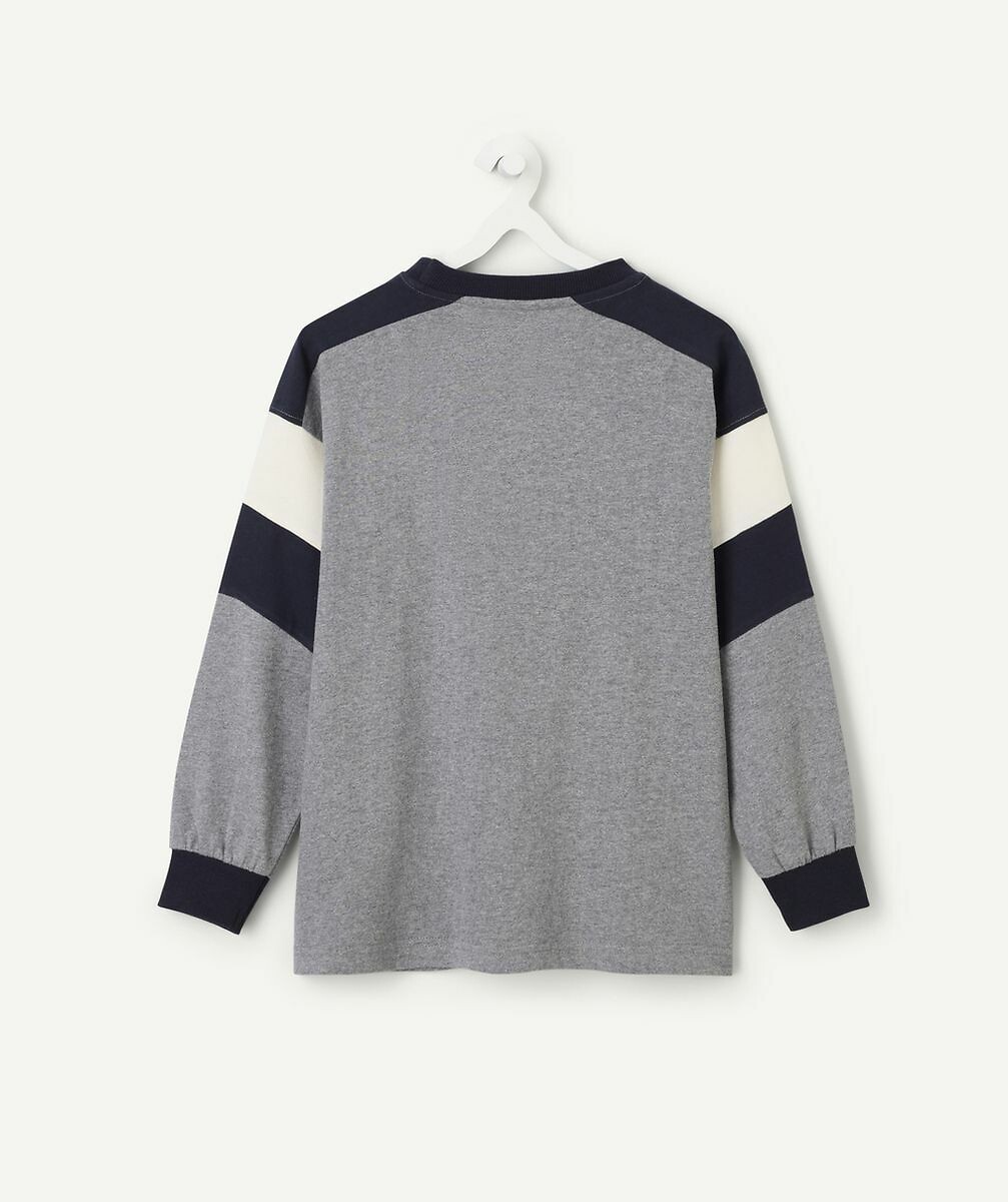 TAPE A L'OEIL<br>Camiseta de manga comprida com blocos de cores