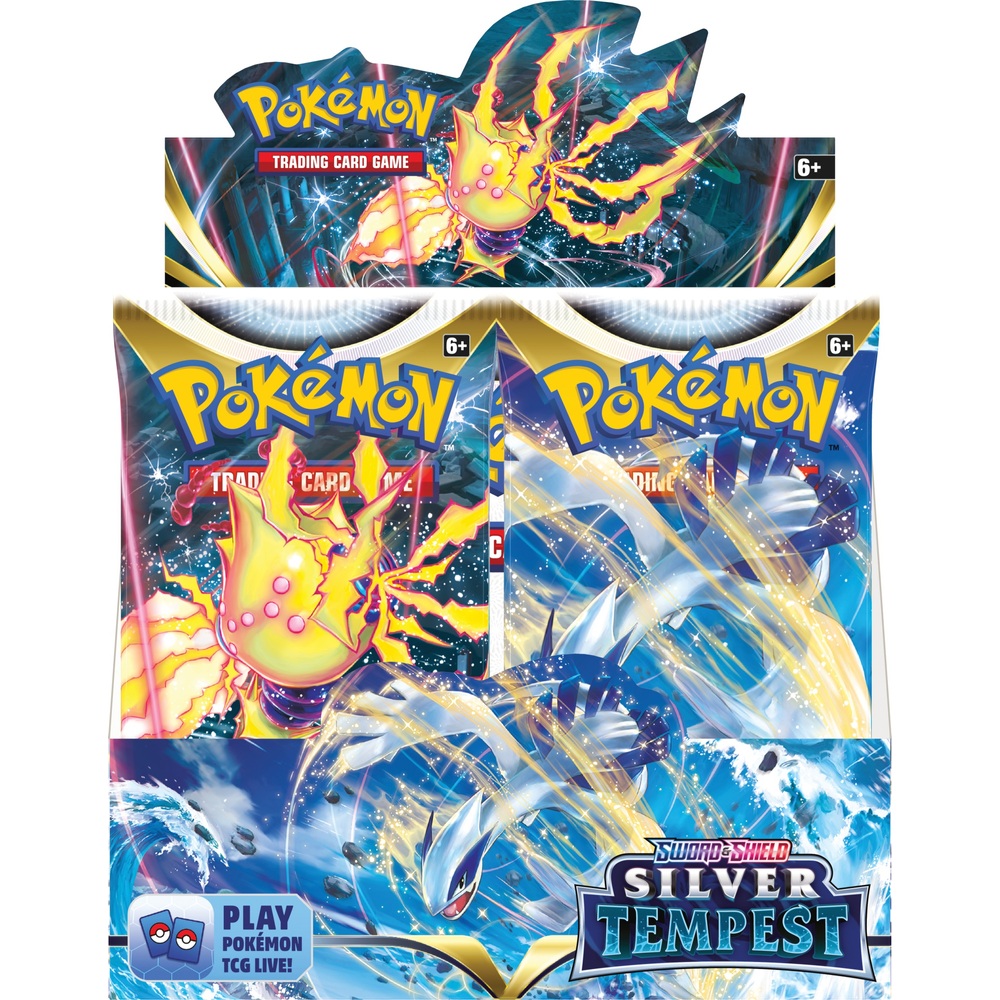 Pokémon-Sammelkartenspiel: Schwert & Schild 12 Silbernes Sturm-Boosterpack-Sortiment