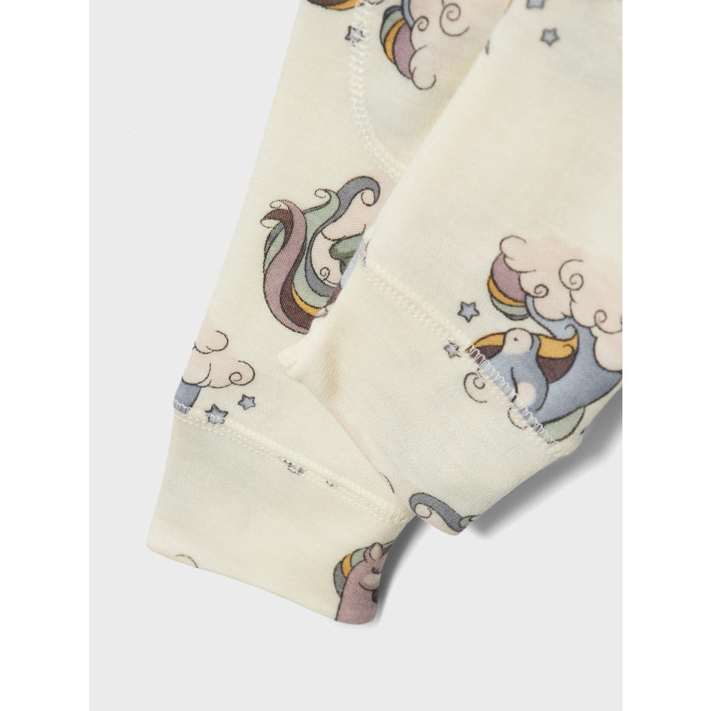 Køb Name It Snow White AOP Willitus Uld Leggings Noos