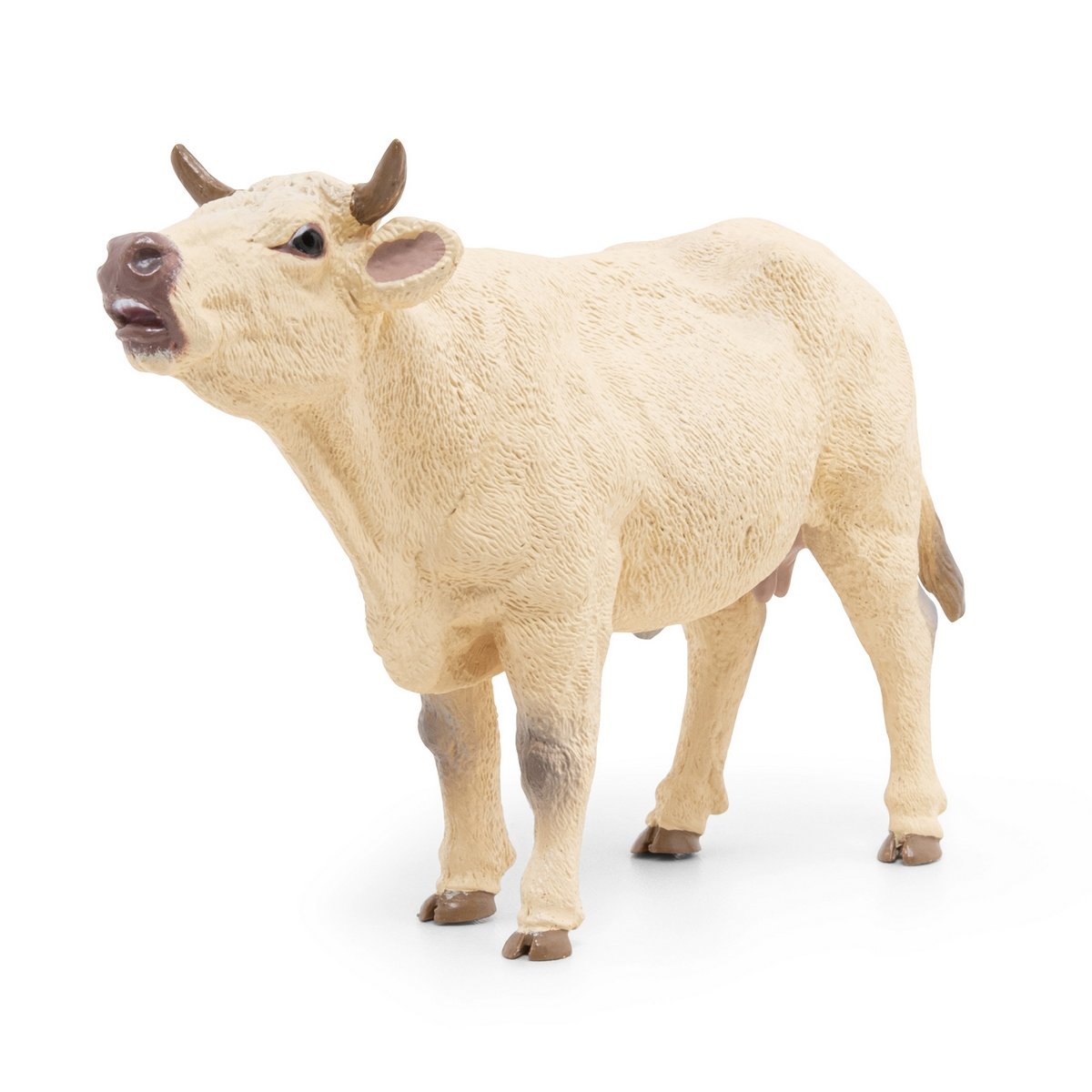 Figurine Vache charolaise meuglant