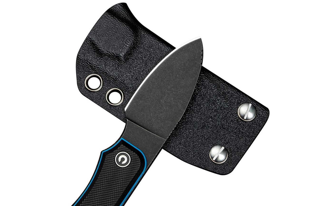 Civivi Baby Banter Fixed C23045-1 Black Nitro-V, Black/Blue G10, vaststaand mes, Ben Petersen design