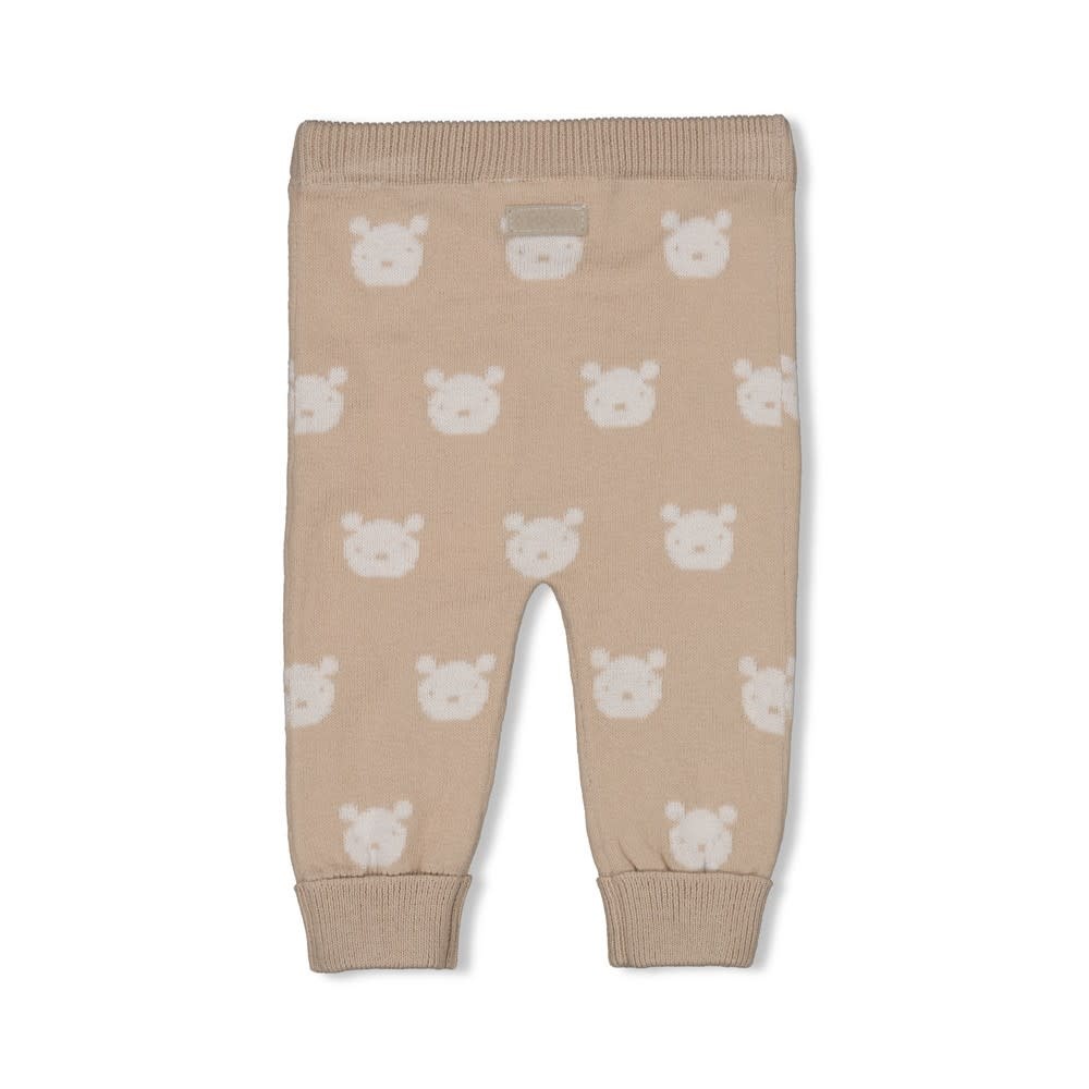 Feetje Feetje broek gebreid ao - The Knits zand melange
