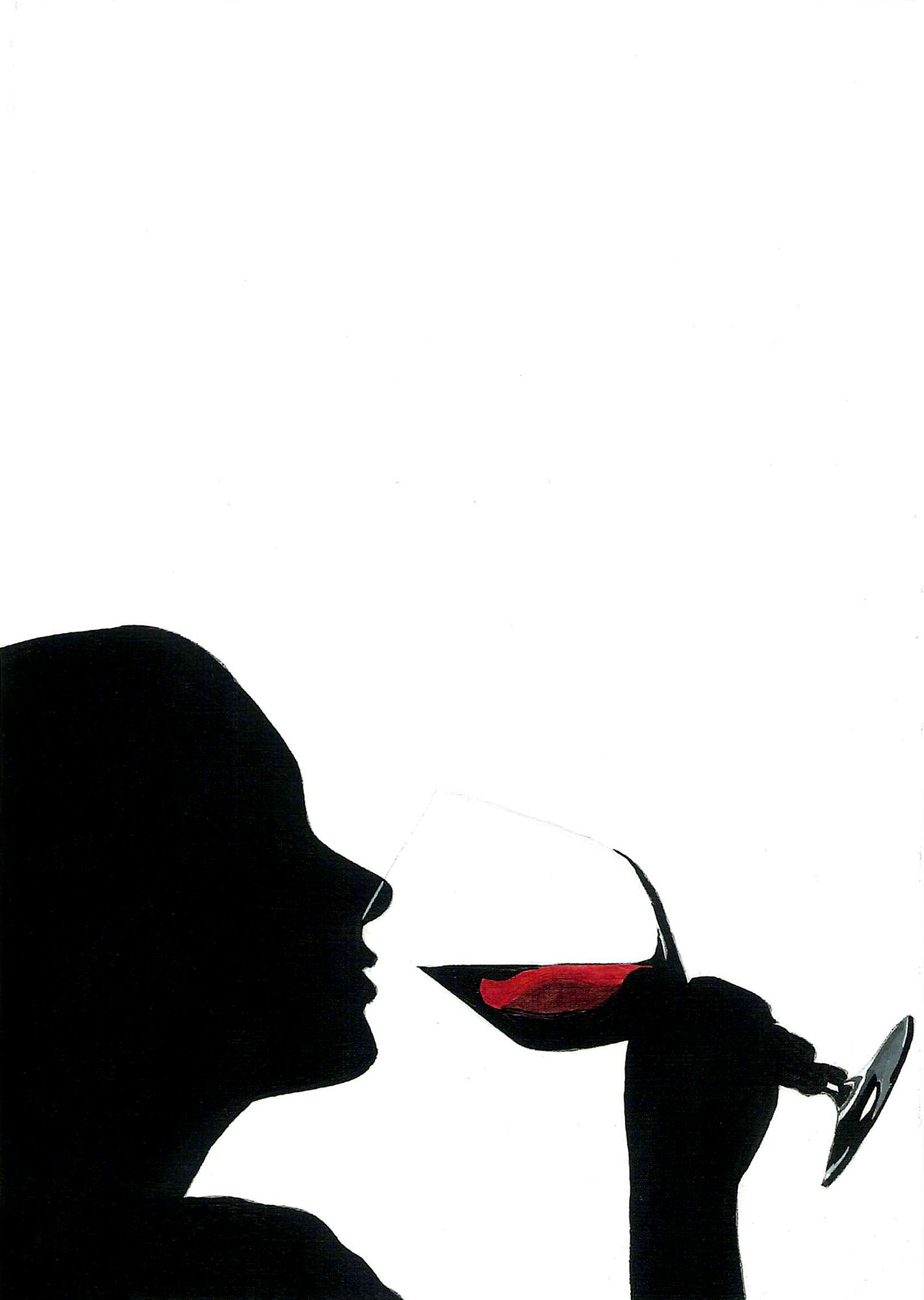 Postkarte 'I prefer Wine to Beer' günstig bestellen