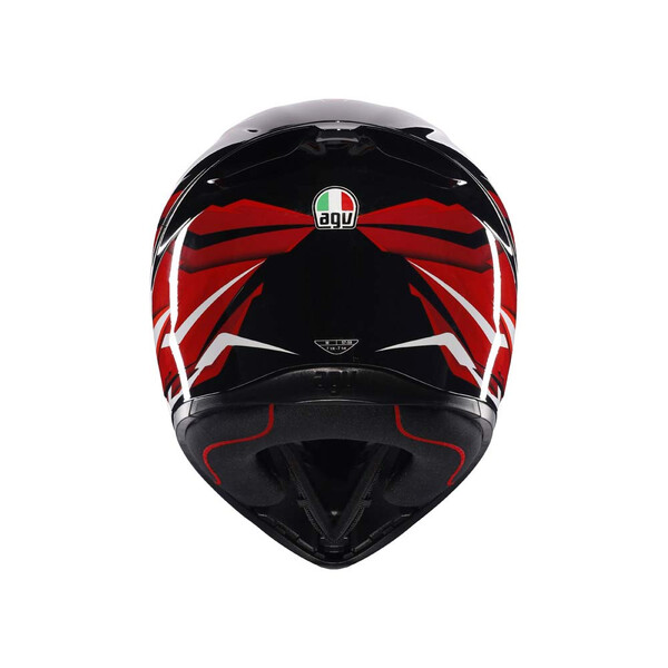 AGV - Casque K1 S Lion Rouge / Blanc / Noir