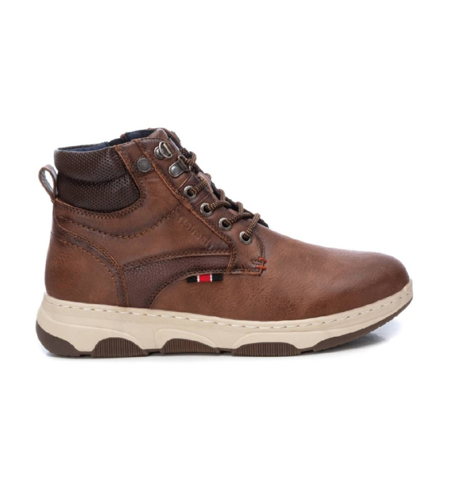 Botas de cano curto Refresh 170978 Marrom Claro