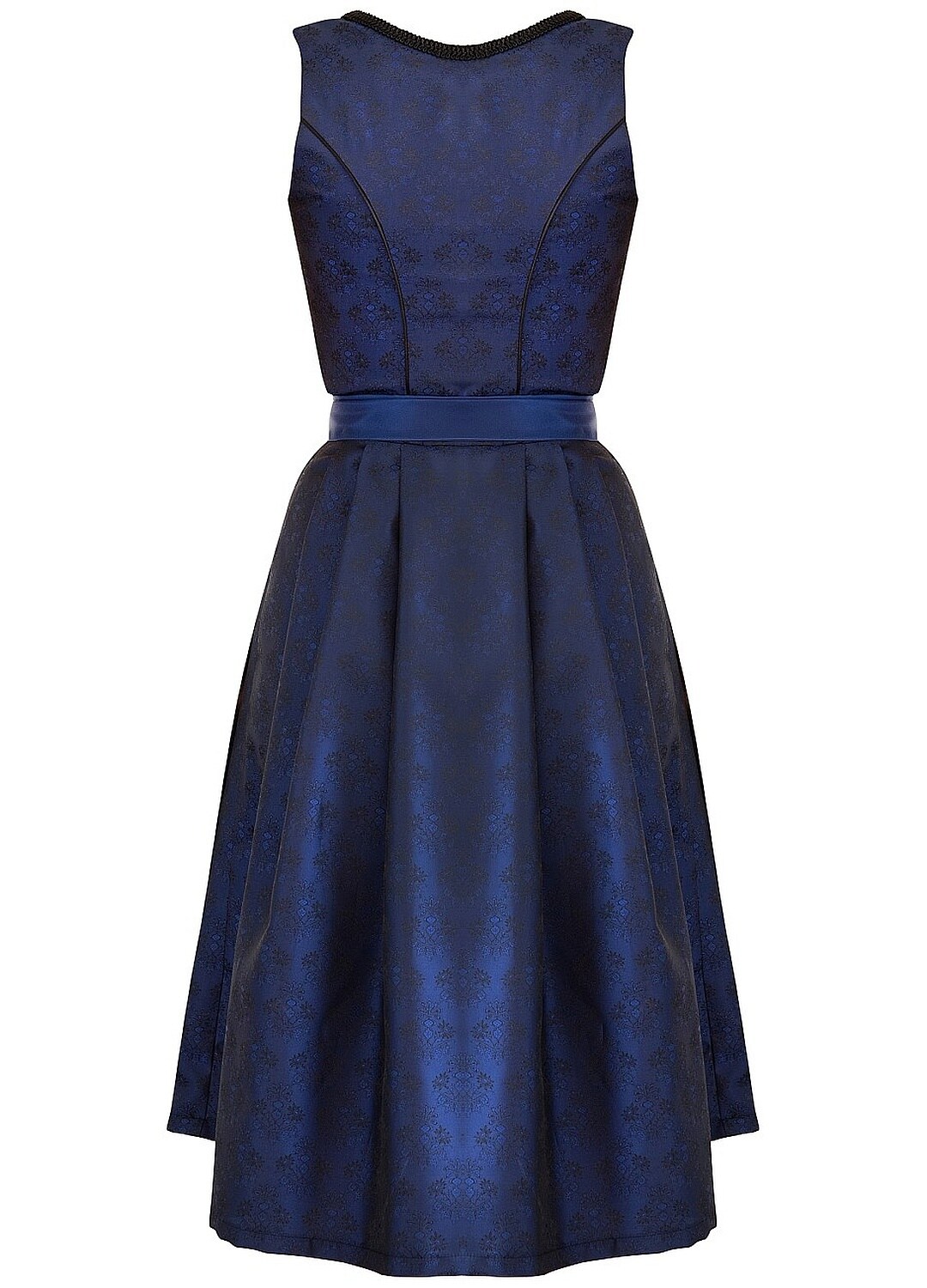 Midi Dirndl 2-teilig Royalblau