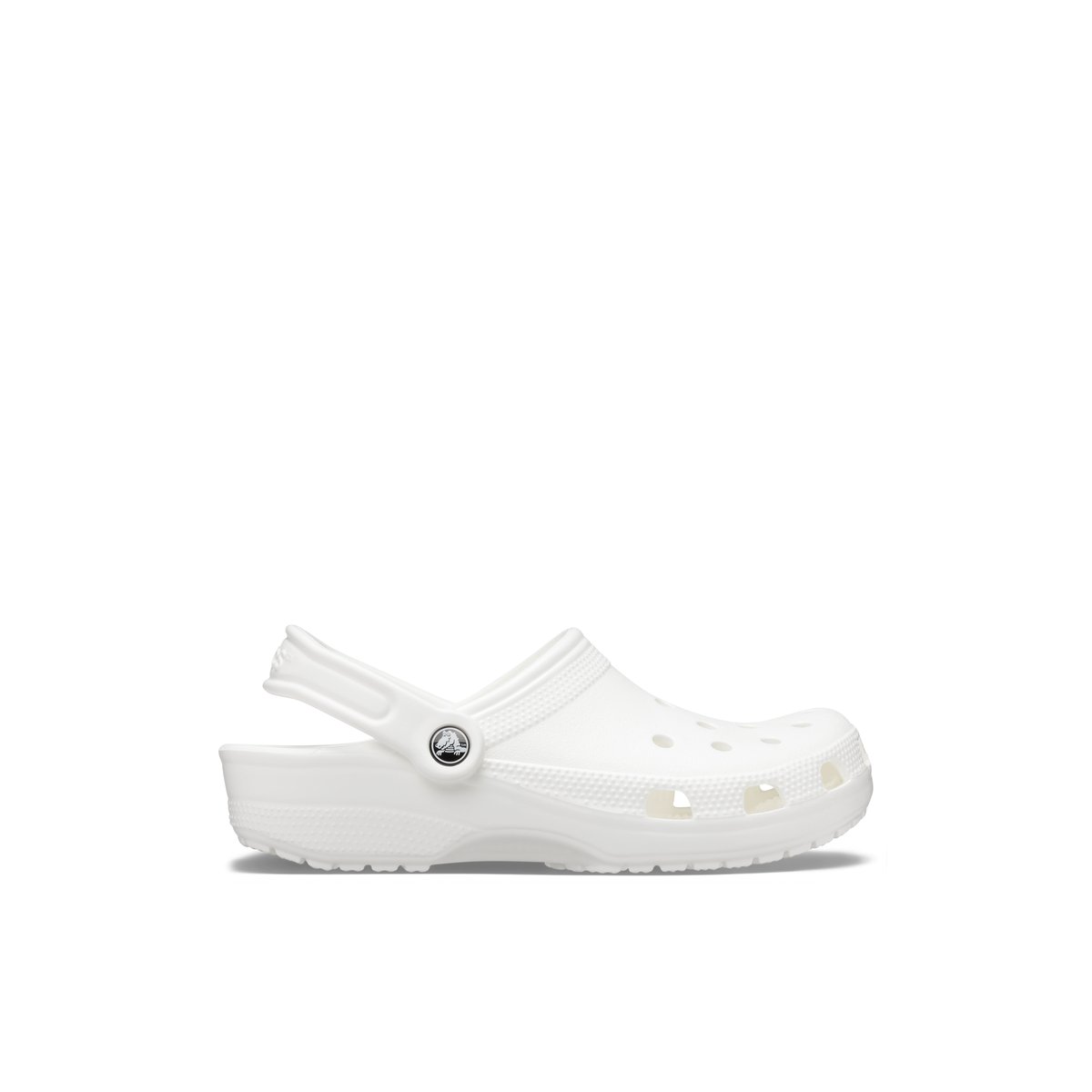 CROCS-Classic-m-Sabot d'eau - Talon plat - Blanc
