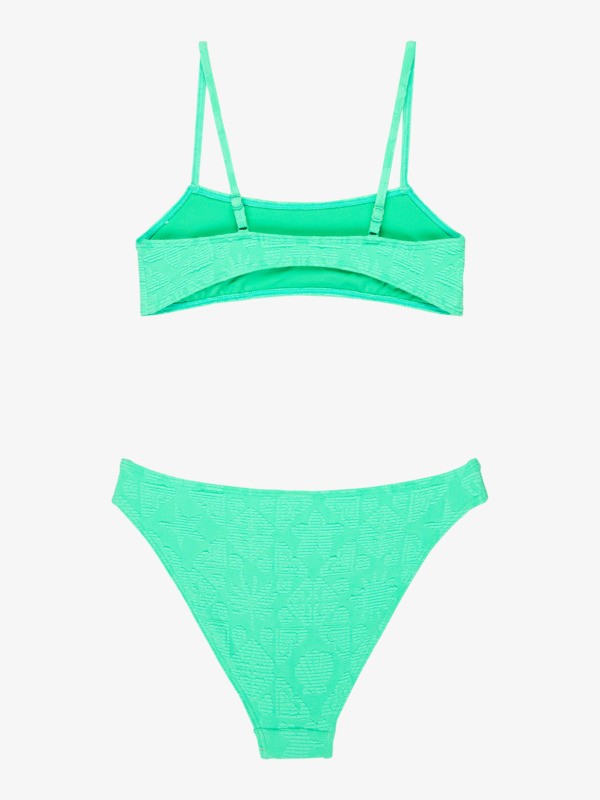 Hippie Hour Set Ensemble bikini bralette deux pièces Vert Filles 6-16 ans