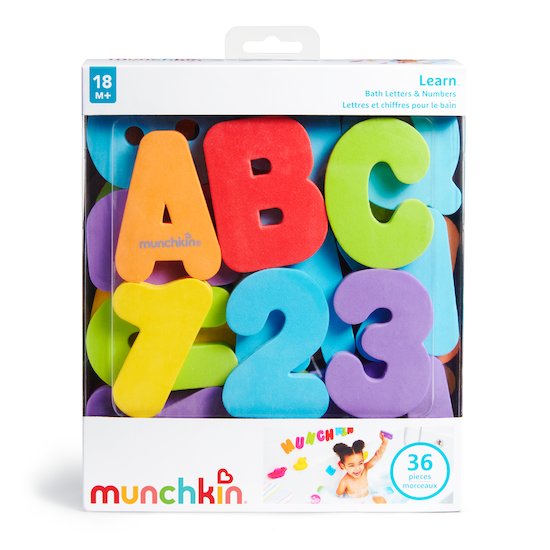 Lettres et chiffres pour le bain   de               Munchkin