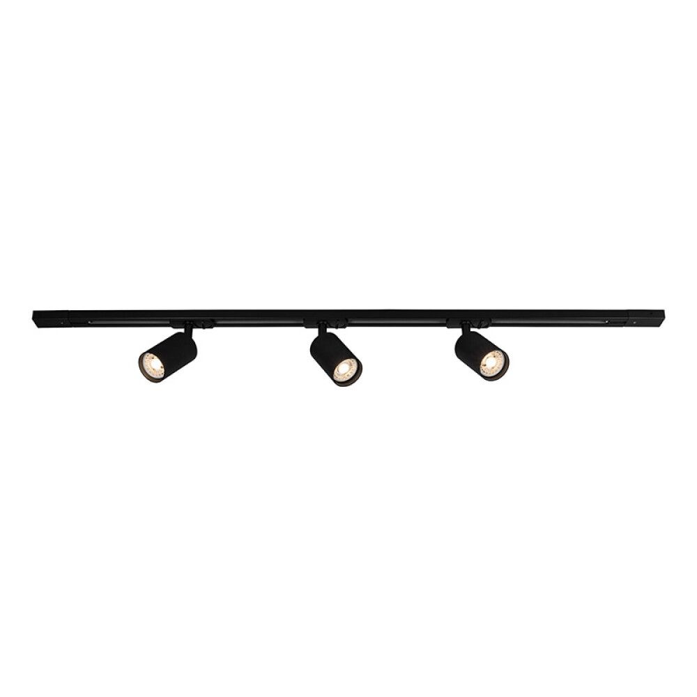 SPOTSKINNE ECOLITE TELLUS 1-FASE KIT SVART