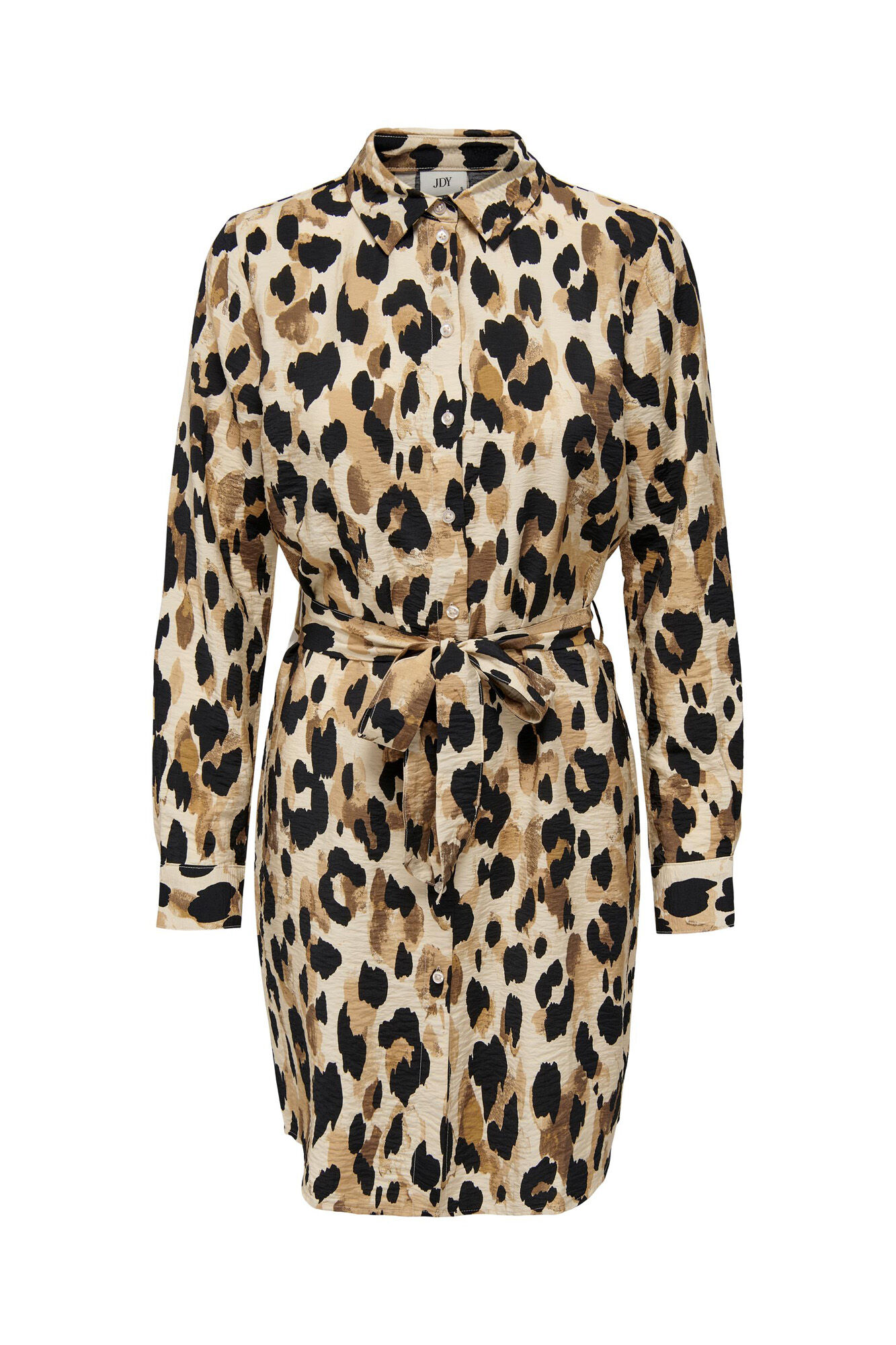 Vestido curto estilo camisa