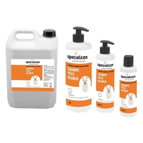 Shampoo para pelagens brancas, fragrância neutra