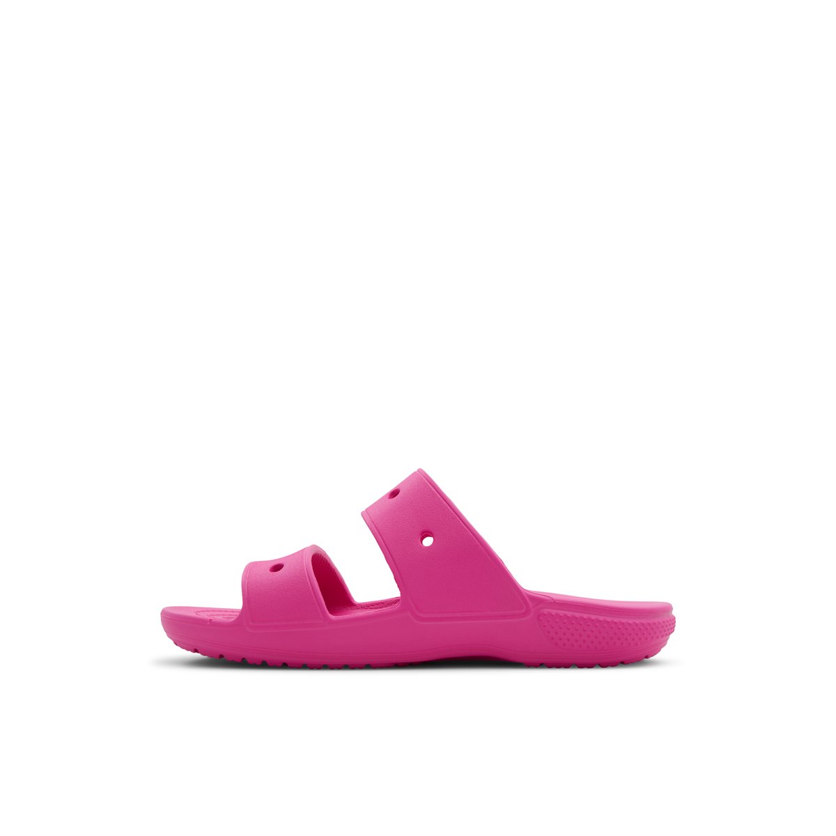 CROCS-Classic_croc-Sandales athlétiques à double bride - Talon plat - Rose