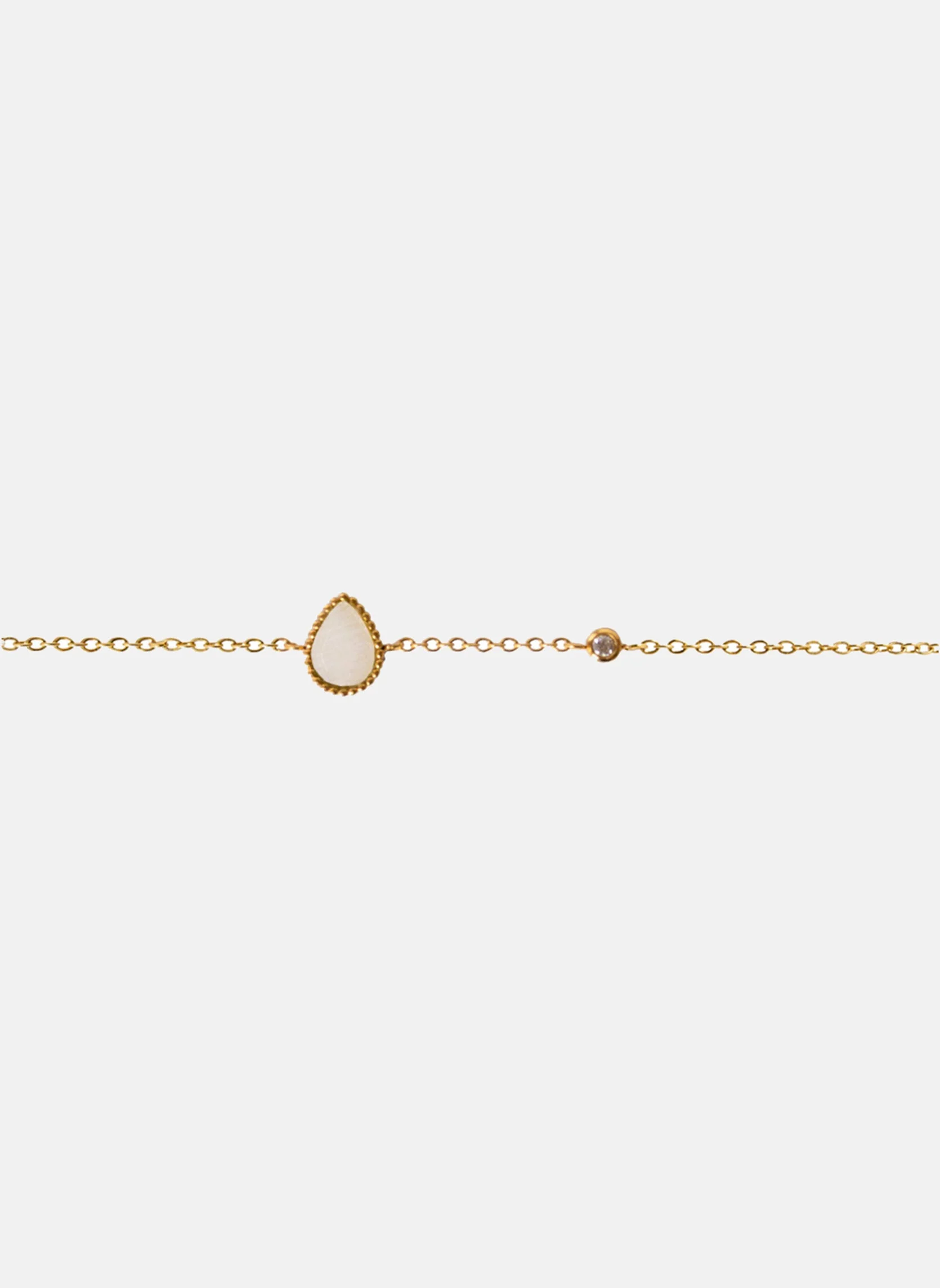URANIE - Bracelet chaîne uranie | Blanc