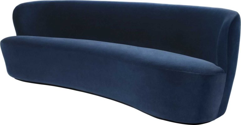 Gubi Stay sofa oval 240 Belsuede-012 groen