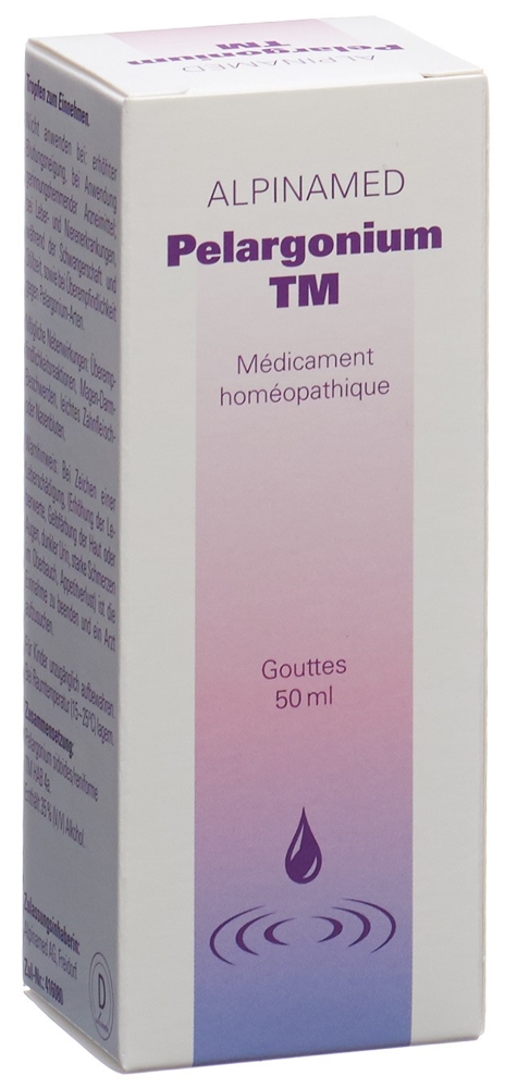 ALPINAMED Pelargonium TM<br>50 ml, Tropfen zum Einnehmen, Flüssigkeit