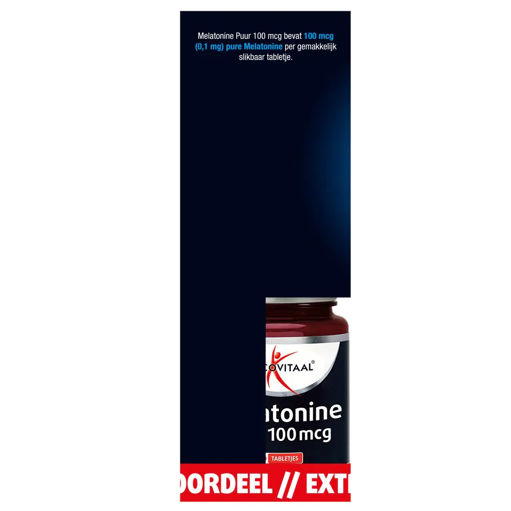 Melatonine Puur 100 mcg tabletten