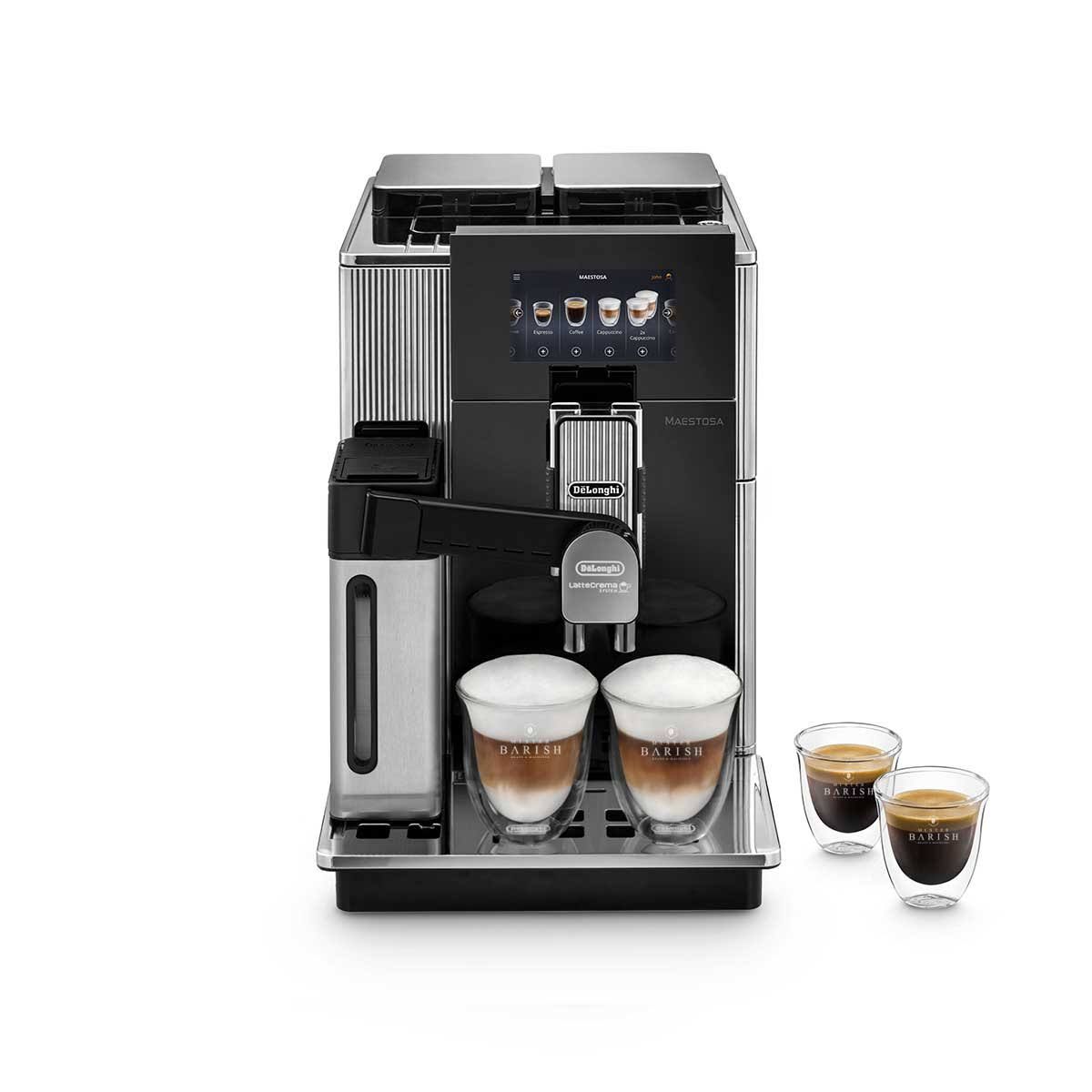 MAESTOSA EPAM 960.75.GLM Kaffeevollautomat Silber/Schwarz Delonghi