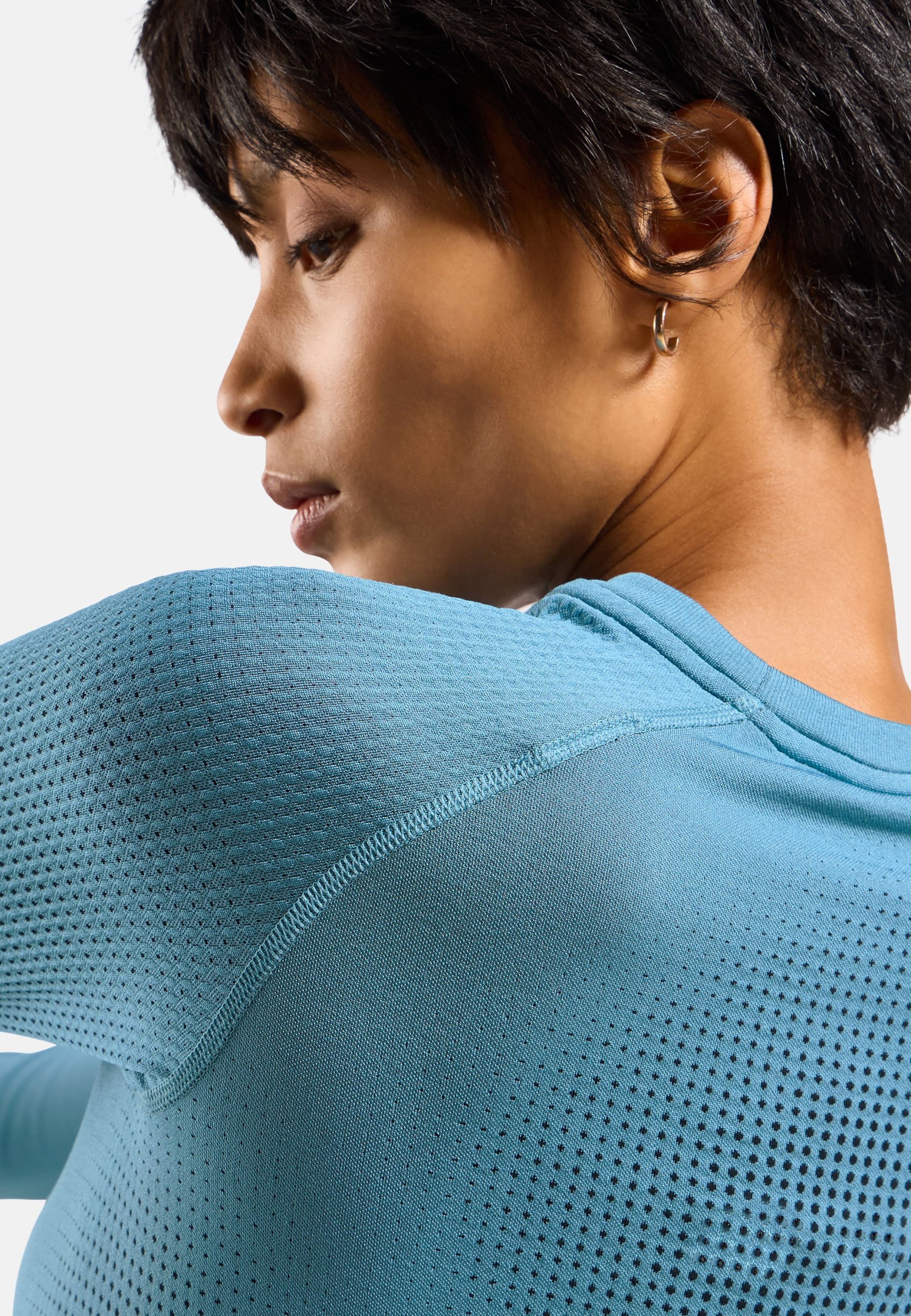 Performance Warm Base Layer Langarmshirt in provincial blue