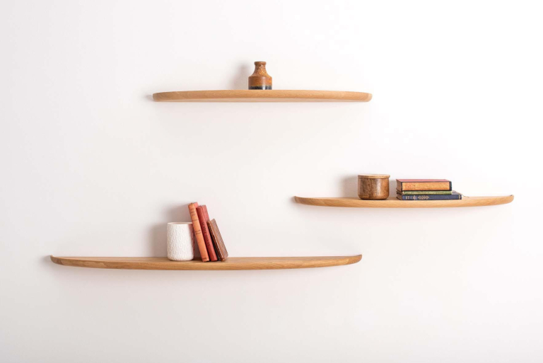 Gazzda Mu wandplank 100 naturel eiken