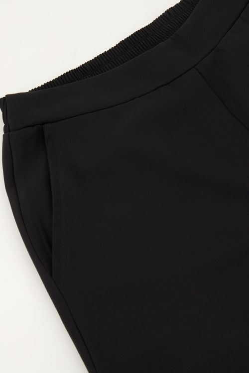Zwarte pantalon met elastiek