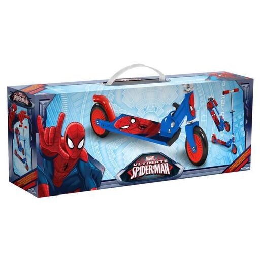 Patinete do Homem-Aranha com carimbo