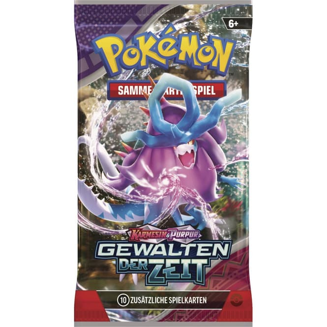 Pokémon - Karmesin & Purpur - Gewalten der Zeit - Booster - 1 Stück